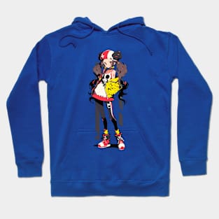 Long hair cute anime girl Hoodie